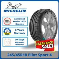 [CLEARANCE] 245/45R18 Michelin Pilot Sport 4 PS4 *Year 2016