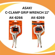 ASAKI C-Clamp 11" 275MM - [AK-8269 / AK-8266] Grip Wrench Grip Plier