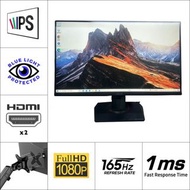 特價⚠  27" ASUS VG279 電競螢幕｜ 1080P 165Hz 😀非原装底座 螢幕有花(見圖 )【👍🏼無邊框｜🔊有喇叭｜✔可掛牆+可升降｜👀 IPS 不閃屏 低藍光 抗眩光 1ms 反應時間】😀實物圖 ✨一個月保養＃27 28 29 VG279QL1A 144 165 螢幕 FHD LED mon