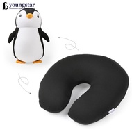 【FY】  2 in 1 Deformable U-shape Travel Pillows Adult/Kids Penguins Cat Animal Shape Traveling Cushio