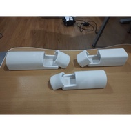 Ceramic cave with removable bottom for pleco fish and rat fish.