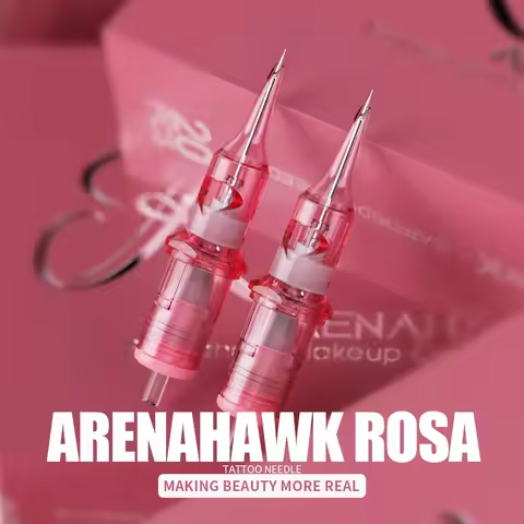 Arenahawk Rosa Tattoo Needle Cartridge Permanent Makeup SMP 1RL/3RL/5F /7F Suitable for Universal Ro