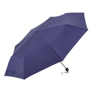 Waterfront Folding Umbrella Rain Umbrella LESS IS MORE Toyama Thunder in Bag Night Blue 70cm Large B