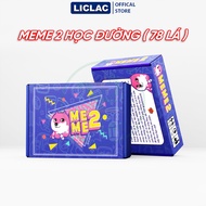 Bài MEME vs MEME 2 gồm 234 Lá chất liệu giấy Cao Cấp chống nước chơi quên lối về Bộ bài Boardgame gi