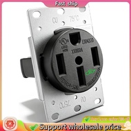 Fast ship-50 Amp NEMA 14-50R EV Charging Receptacle 3-Pole 4-Wire 125/250V Flush Receptacle for EV, 