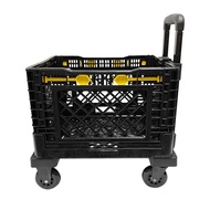 [特價]【U-CART】推拉兩用摺疊籃手推車