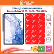 Strength Samsung Tab S8 Ultra S8+ S8 + S8 flexible Nano Coating Scratch Resistant Screen Protector - River Lam Store
