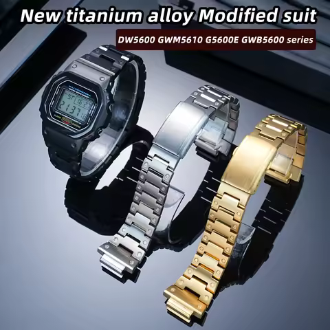 5600 5610 New titanium alloy Modified suit For Casio DW5600 GWM5610 G5600E GWB5600 series watchcase+