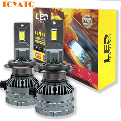 TCYATO H4 Led Bulb H11 Led Bulb Led Bulbs for Cars 2 Copper 6000K Light Car Headlights H7H1H3 LED Fr