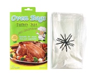 15 Counts Large Turkey Bags, Oven Bags for Cooking,Meat Roasting Bags Safe for Meats Turkey Fish Veg