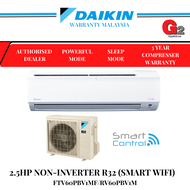 DAIKIN (SMART WIFI ) FTV60PBV1MF/RV60PBV1M 2.5HP R32 AIR COND - DAIKIN MALAYSIA WARRANTY
