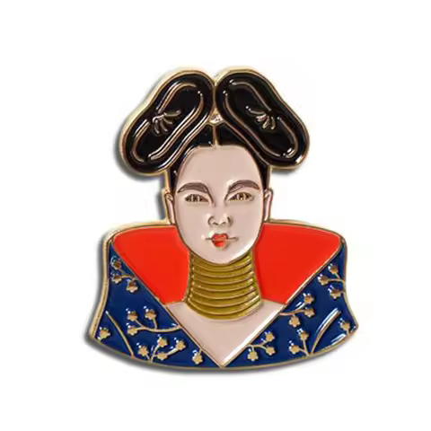 Bjork Enamel badge lapel pins