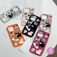 Many Cute Dogs Phone Case For IPhone 12Mini XR XS Max 7 8 Plus Cartoon Phone Cover Soft Case PWK