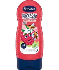 Bübchen - Bubchen 兒童2合1洗髮水和沐浴露覆盆子樂趣230ml（平行進口）