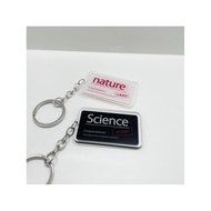 Dr. Shuo Article Receiving Scientific Research Pendant Academic nature Keychain Gift JACS Pendant