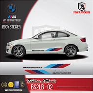 BMW 2 SERIES CAR BODY STICKER SET BS2LB - 02