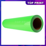 1 Roll Quaff Heat Transfer Vinyl “NEON GREEN" Rubberized for T-Shirt (25meters)