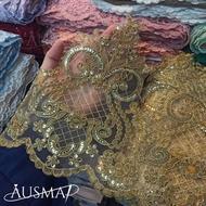 BORDER LACE TINGGI / SEQUIN BORDER LACE / BORDER LACE PENGANTIN (METER)