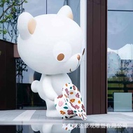 Arca Kartun Gentian Kaca Landskap Luaran Komersial Wira Mall Besar Perusahaan IP Paparan Imej Hiasan