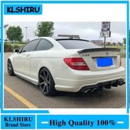 Use For Benz C Class W204 Spoiler 2007--2014 Year Coupe 2-door AMG Real Carbon Fiber Rear Wing V Sty