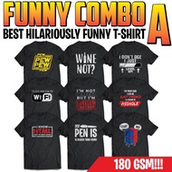 FUNNY Hilarious Graphic Tees Brands Outlet Combo [3XL-5XL] Plus Size T-shirt Baju T Shirts FUN-0001 