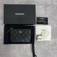 Chanel 雙c 一字零錢包 31開保卡