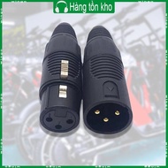 WIN Multipurpose 3Pin XLR Male Female Plug Wire Connector 3Poles XLR Microphone Plug