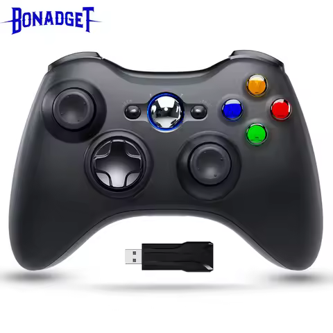 Gaming Controller For Xbox 360/360 Slim/PC 2.4G Wireless Gamepad Video Game Consoles Rocker Joystick