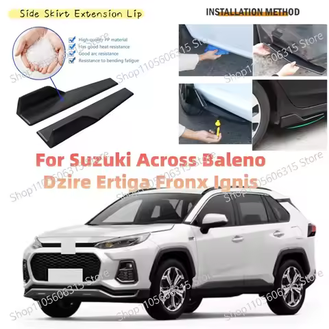 48cm Rear Bumper Splitter Side Skirt Extension Lip For Suzuki Across Baleno Dzire Ertiga Fronx Ignis
