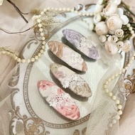 蕾絲布藝髮夾 彈簧夾 髮插 髮梳 壓夾 瀏海夾 邊夾 鴨嘴夾 髮叉