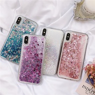 For Samsung Galaxy S5 S6 S7 edge S8 S9 S10 Plus Note 5 8 9 Quicksand Glitter Cover J4 J6 A7 A9 A6 A8