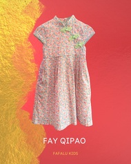 [FAFALU Qipao Kids] Qipao Fay Kids Dress ชุดเดรสเด็ก คอจีน  สีสันน่ารัก  (Pre Order 7-14 วัน)