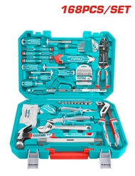 Total ชุดเครื่องมือช่าง 168 ชิ้น รุ่น THKTHP21686 ( Tools Set ) ชุดเครื่องมือ เครื่องมือช่างพร้อมกระ