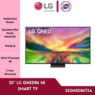 LG [Ready Stock] 55" QNED86 4K Smart TV 55QNED86TSA- LG Malaysia Warranty