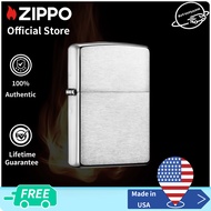 Zippo Armor Brushed Chrome Design Windproof Pocket Lighter 162 ( Lighter without Fuel Inside)เกราะแป