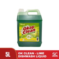 Ok Clean Dishwashing Liquid Lime 5L