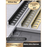 🚀 male corner closing  metal decorative line aluminum alloy Ceramic tile edging strip wall skirting 