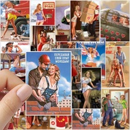 50PCS Demon High School DXD Black and White Graffiti anime Rabbit Girl   Sticker Cartoon Waterproof 