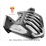Blower Cover Carbon Yamaha NVX155 / NVX RADIATOR Coolant Cover Carbon