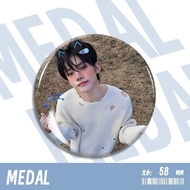 TXT Yeonjun kpop Star Shiny Brooch Bag Decoration Tinplate Badge