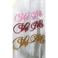 The word MOTHER, THE WIFE is pre-cut with glitter foam