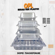 BENXON OPL200 L300 L500 L600 BEKAS KEK Disposable Plastic Clear Food Box 10pcs