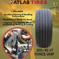 TAYARGO New Car Tyre 205 45 17 Atlas Tyre Atlas Force Uhp Tayar Kereta Murah Car Tayar Kereta 17 Tyr