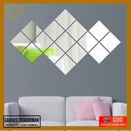 MINIMALY Wall Mounted Mirror (ORIGINALCermin SIZE 8X8CM) wall decoration wall decoration wall mirror