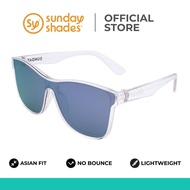 Sunday Shades Solar Wind Flare Asian Fit, Bounce Free Unisex Sunglasses. Shades for Running, Kayakin