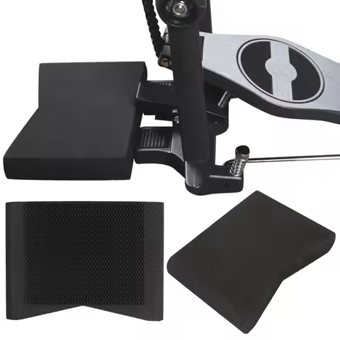 2Pcs Anti Slip Drum Block Drum Pedal Block Slide Prevention Keyboard Pedal Block Universal for Music