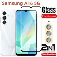2in1 For Samsung A16 5G 2024 Screen Protector Film Transparent Phone Screen Protector For Samsung Ga