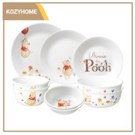 Made in USA Corelle Winnie the Pooh Tableware Set 9p , Square Plate Set 9P