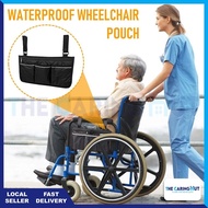 🏅Wheelchair Armrest Pouch Waterproof Side Bag Hanging Bag Storage Organizer