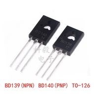 BD139 BD140 TO-126 Power Transistor Tube NPN PNP In-Line Triode 1.5A